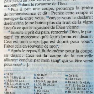 Pourquoi y a-t-il des mots entre [crochets] dans nos Bibles ?
